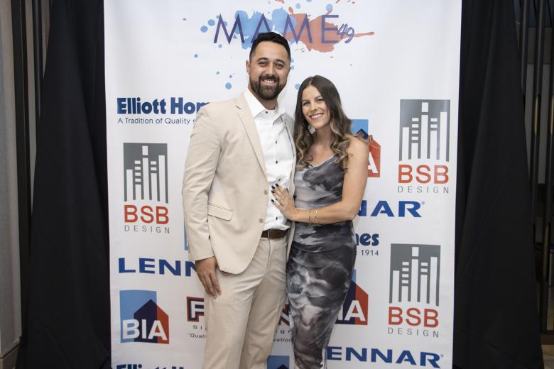 Josh Savea, district sales manager, LG Electronics, and Sierra Savea, special education teacher, Krystal School of Science Math & Technology