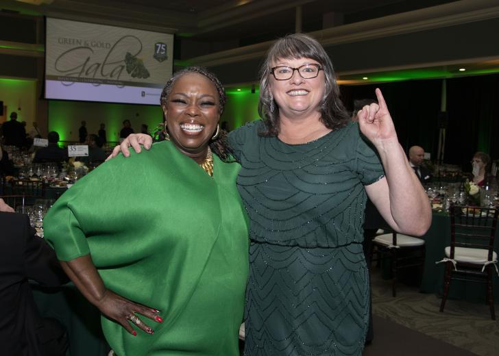 Anette Smith, CEO, Impact Group Enterprises, and Jenni Murphy, dean, Sacramento State College of Continuing Education