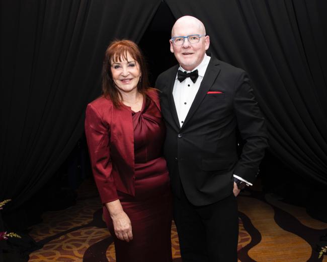 Debbie McDermott and Frankie McDermott, chief operating officer, SMUD