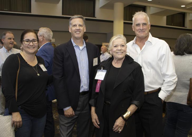 Lindsey Schoning, purchasing manager, BlackPine Communities; Chris Norem, political director and senior policy advisor, North State BIA; Val Baldo, vice president of regional builder and developer sales, Placer Title; and Mike Paris, president and COO, BlackPine Communities