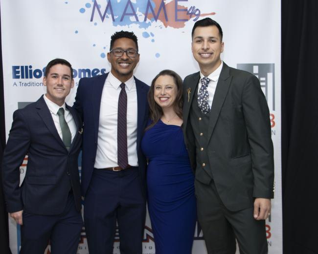 Tyler Ballard, HR generalist, YoloCares; from Building Careers Foundation: Matthew Newsome, director of workforce development and education; Jennifer Poff, executive director; and David Diaz, career development manager