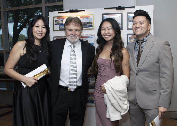 Kelsie Crawford-Hermann, sales professional, Elliott Homes; Harry C. Elliott, III, president, Elliott Homes; Wendy Chen, clinical dietitian, Dignity Health; and Kyle Ingersoll, new home sales consultant, Elliott Homes