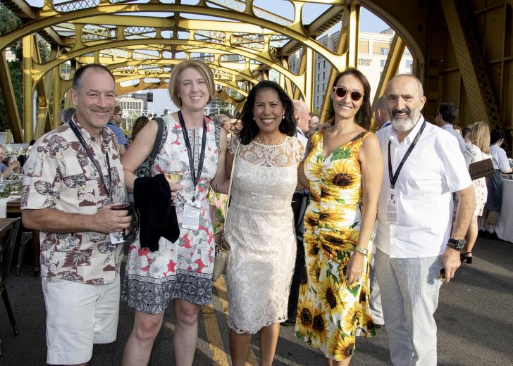David Gonsalves, district director, Sacramento City Council District
3; Eileen Cubanski, deputy executive director, County Welfare
Directors Association of California; Martha Guerrero, mayor, City
of West Sacramento; Matina Kolokotronis, chief operating officer,
Sacramento Kings; Sotiris Kolokotronis, owner, SKK Developments