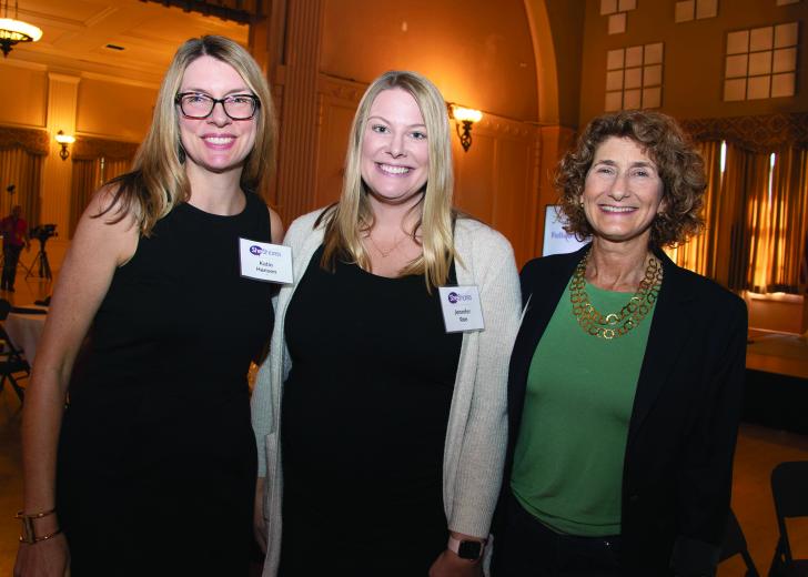 Katie Hansen, senior legislative director, California Restaurant Association; Jennifer Roe, lobbyist, Capitol Advocacy; Margaret Gladstein, partner, Capitol Advocacy