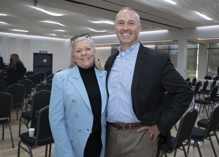 Val Baldo, Sacramento County president, Placer Title Company; Matt Hargon, Sacramento County vice president, Placer Title Company