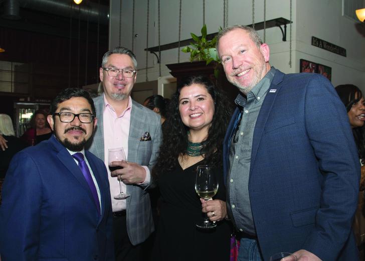 Eric Guerra, District 6 councilmember and mayor pro tem, City of Sacramento; Justino Santana, Jr., vice president of operations, Capital Tech Solutions; Lorena Moya, district director, Assemblymember Maggy Krell; and Terrence McNamara, general manager of the Sacramento region, Atlas Disposal