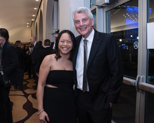 Bonnie Chiu, division vice president of forward planning, D.R. Horton, and Kevin Carson, division president, Risewell Homes