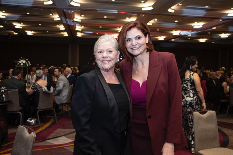 Valerie Baldo, vice president of regional builder and developer sales, Placer Title Company, and Brit Bertino, field manager, Windermere Signature Properties