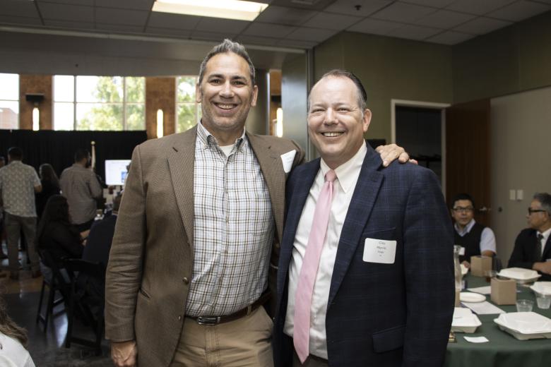 Jason Smith, project manager, Teichert and Clay Merrill, government relations, PG&E