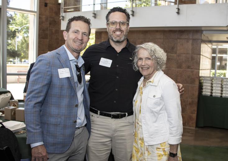 Chip Maxson, President & COO, Sacramento River Cats; Joe Cadelago, Government, Public and Community Affairs Professional, Waste Management and Denice Domke, President & CEO, West Sacramento Chamber of Commerce