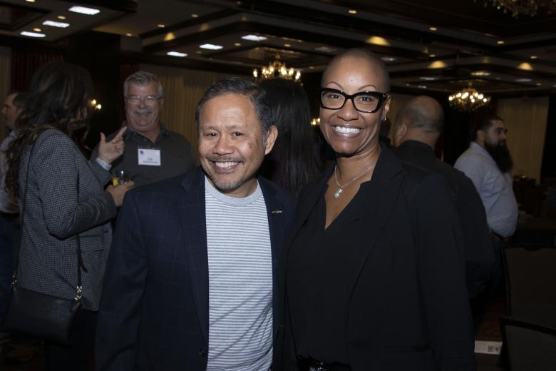 Ray Nalangan, senior architect, SMUD; Brandy Bolden, chief customer officer, SMUD