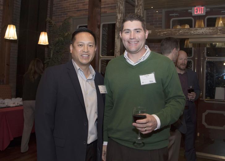 Kevin Fat, chief operating officer, Fat Family Restaurant Group; and Trevor Kern, vice president and chief financial officer, Zeller Kern Wealth Advisors