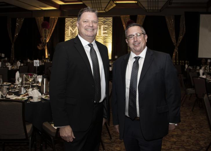 Michael Strech, president and CEO, North State
BIA; Michael LaFortune, vice president of land acquisition
and development, Woodside Homes