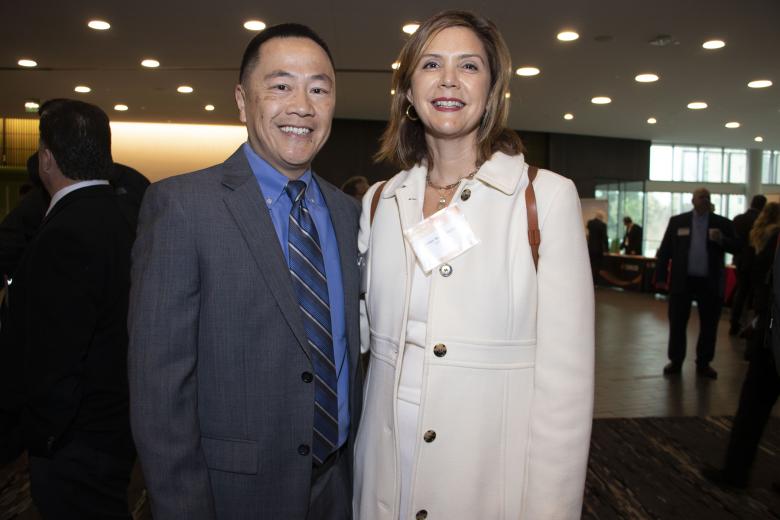 Howard Chan, city manager, City of Sacramento, and Amber Moran Wannell, owner, AMW Consulting