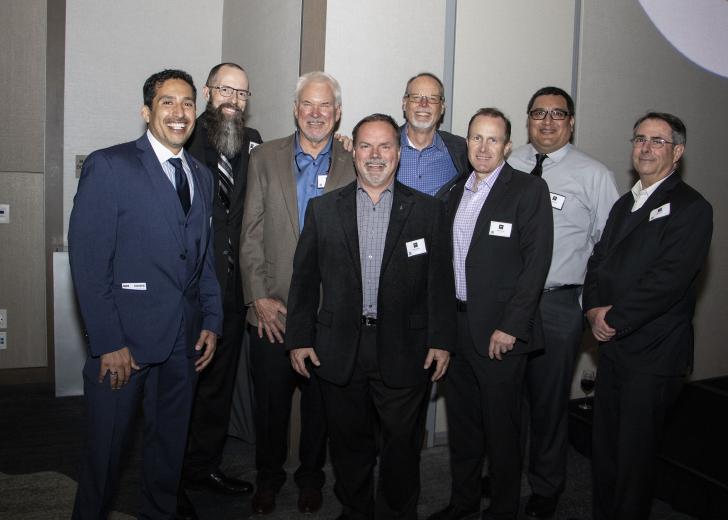 From Nacht & Lewis: Lorenzo Lopez, associate principal; Chris Flatt, associate principal; John Flath, principal; Brian Maytum, principal; Eric Fadness, principal; Mike Parrott, president; Eric Sifuentes, associate principal; Mike Smith, associate principal