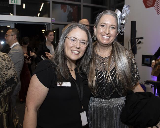 Kathryn Hensley, manager of program delivery, MOSAC, and Crystal Linnet