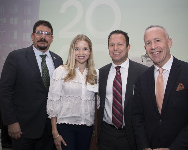 Phil Serna, District 1 supervisor, Sacramento County Board of Supervisors; Amy Koss, wife of Randy Koss, chief investment officer, Fulcrum Properties; and Darrell Steinberg, mayor, City of Sacramento