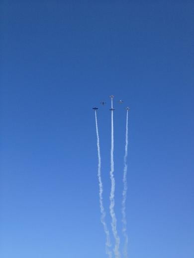 A fly by in honor of our community’s breast cancer survivors and a tribute to those that lost their battles A fly by in honor of our community’s breast cancer survivors and a tribute to those that lost their battles