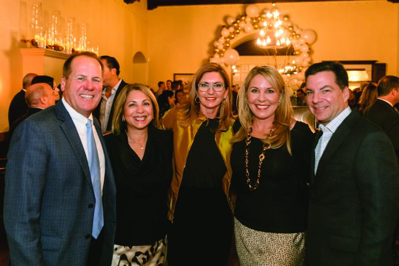 Mark Weiss, president, Pacific Housing; Julie Laskin, business manager, Law Offices of Alan M. Laskin; Tracy Beckwith, wife of James Beckwith; Kellie Randle, director of community relations, and Jeff Randle, president/CEO, both from Randle Communications