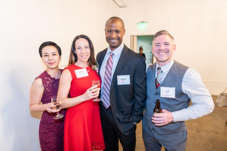 Andreya Woo Nazal, attorney, Hartman King PC; Jennifer Hartman King, president, Hartman King PC; Lamont King, assistant general counsel, CalSTRS; J.R. Parker, attorney, Hartman King PC