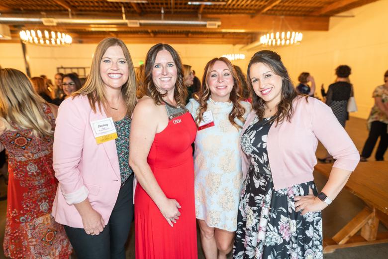 Lindsey Fudge, SVP/commercial real estate team lead, California Bank of Commerce; Tiffany Clement, property manager, Merlone Geier Partners; Rene Tingey, senior regional property manager, Phillips Edison
& Company; Julia Marin, CEO, J. Elm Business Solutions
