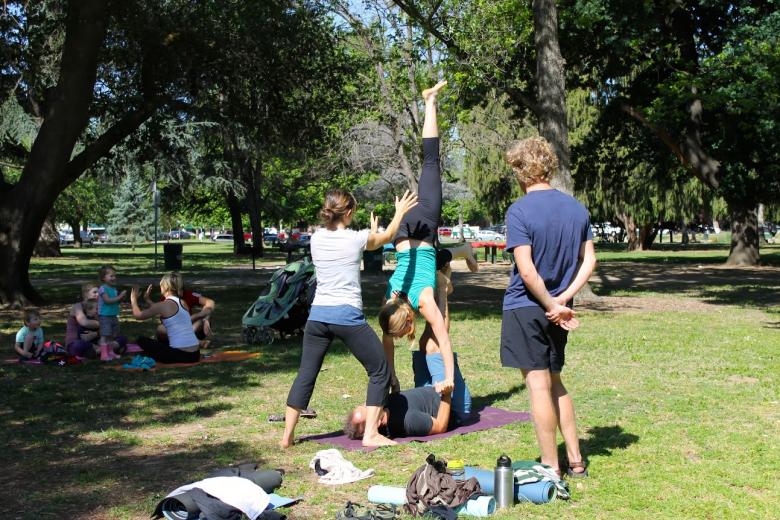 Yoga in the Park Yoga in the Park