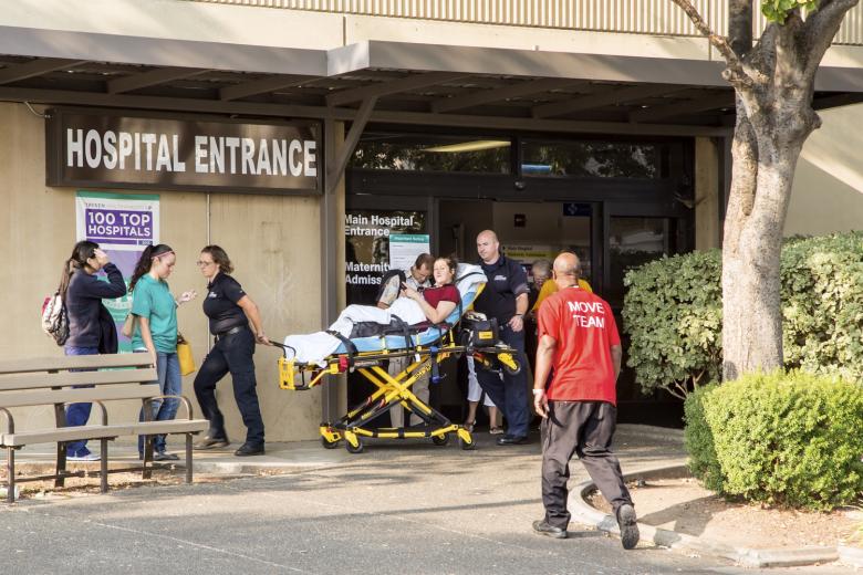 An expectant mother is one of 163 patients transferred from Sutter Memorial Hospital at 5151 F Street to the new Sutter Medical Center about two miles away on Saturday, August 8, 2015.   An expectant mother is one of 163 patients transferred from Sutter Memorial Hospital at 5151 F Street to the new Sutter Medical Center about two miles away on Saturday, August 8, 2015.