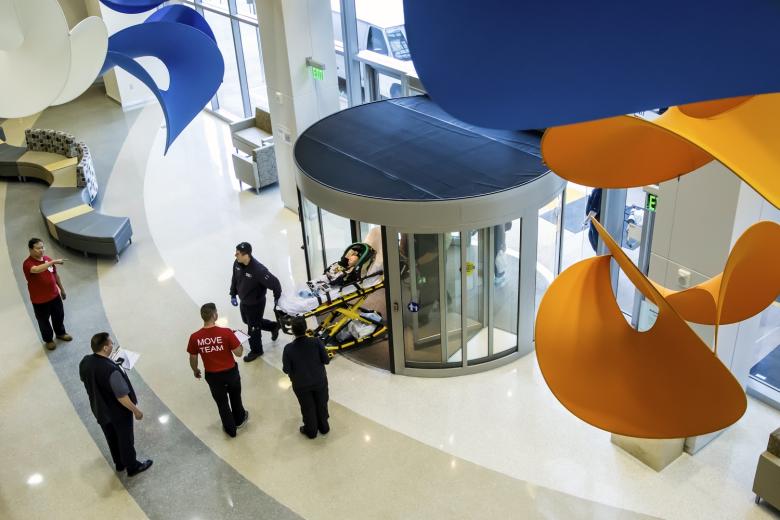 Members of Sutter's red "Move Team" welcome each patient – even the tiniest ones – to the new Anderson Lucchetti Women's and Children's Center. Children, newborns, preemies in the neonatal intensive care unit, new mothers, open-heart surgery patients and many others were transported from Sutter Memorial Hospital  on Saturday, August 8, 2015.  Members of Sutter's red "Move Team" welcome each patient – even the tiniest ones – to the new Anderson Lucchetti Women's and Children's Center. Children, newborns, preemies in the neonatal intensive care unit, new mothers, open-heart surgery patients and many others were transported from Sutter Memorial Hospital  on Saturday, August 8, 2015.