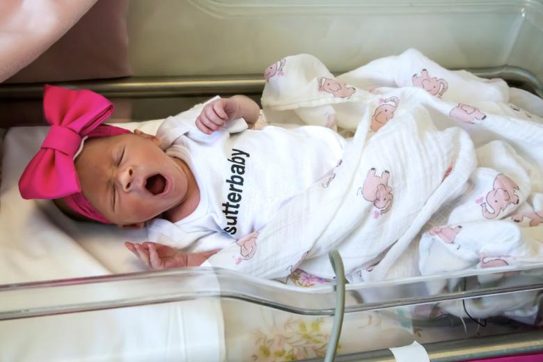 "Sutterbaby" Sydney Bradley gets used to her new surroundings in the Neonatal Intensive Care Unit at the new Sutter Medical Center midtown campus. Sydney and her triplet sisters, Ally and Carly, were among those moved from Sutter Memorial Hospital to the Anderson Lucchetti Women and Children's Center on Saturday, August 8, 2015. "Sutterbaby" Sydney Bradley gets used to her new surroundings in the Neonatal Intensive Care Unit at the new Sutter Medical Center midtown campus. Sydney and her triplet sisters, Ally and Carly, were among those moved from Sutter Memorial Hospital to the Anderson Lucchetti Women and Children's Center on Saturday, August 8, 2015.