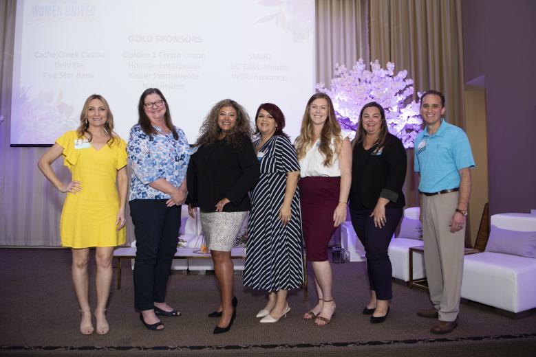 From Nationwide: Gina Franklin, small commercial sales manager;
Jane Ragland, commercial underwriting specialist; Rocio Cepeda-Espinoza, PL transfer and business operations development director; Jessica Salutan, small commercial territory manager; Meghan Kennedy, small commercial sales manager; Kelly Hale, agency onboarding specialist; Michael Simonds, commercial underwriting director