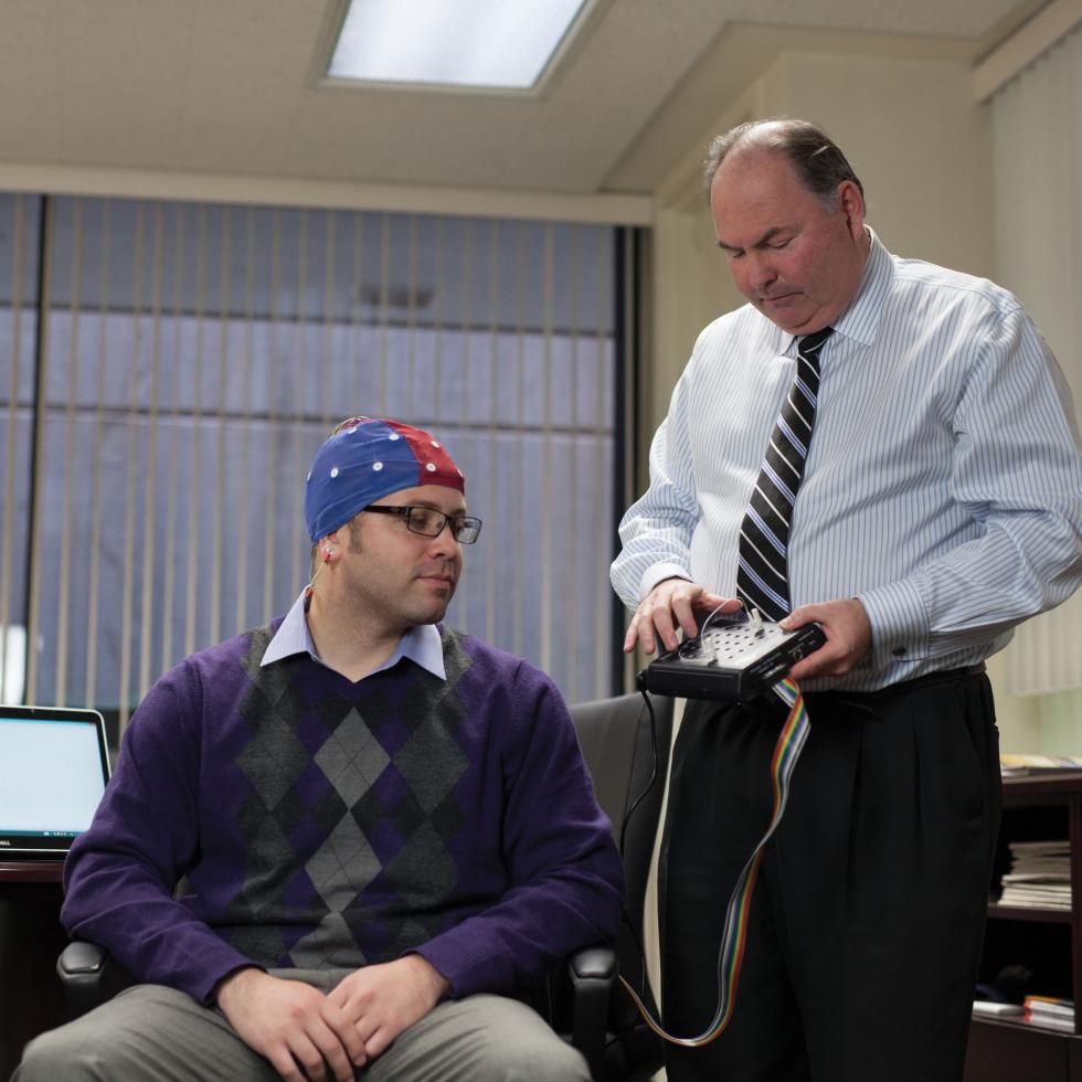 Pierre Balthazard has used an electrode cap to scan over 700 brains.