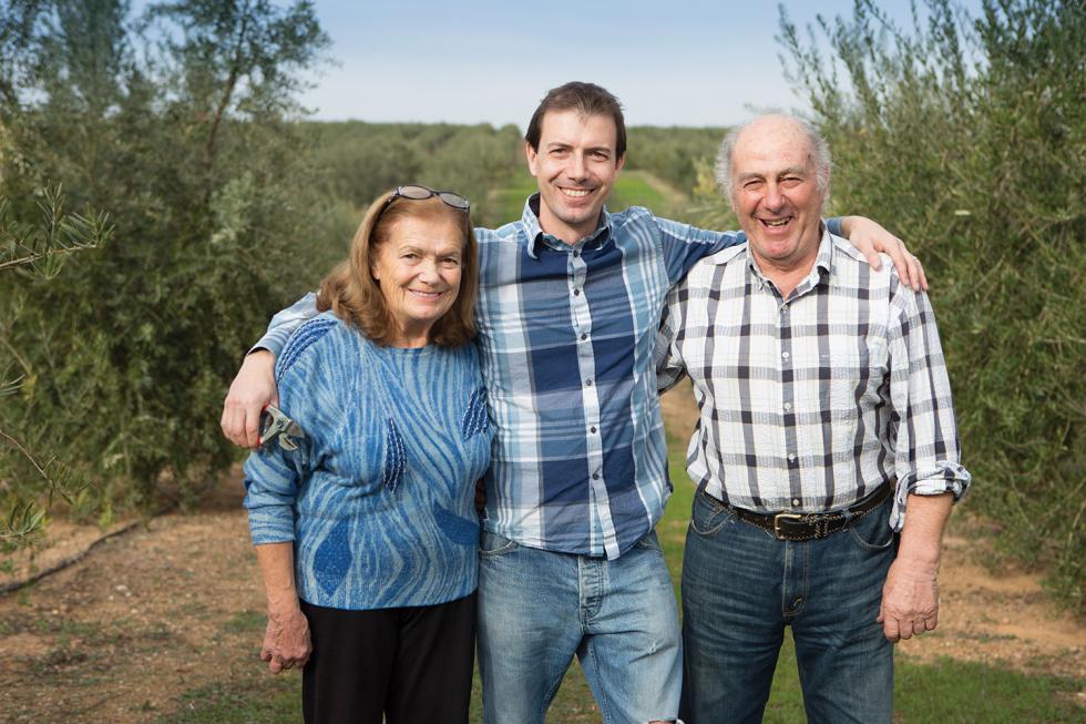 Santa, Sebastian and Angelo Bariani produce their eponymous artisan olive oil from fruit harvested by hand on their 182-acre orchard in Zamora.