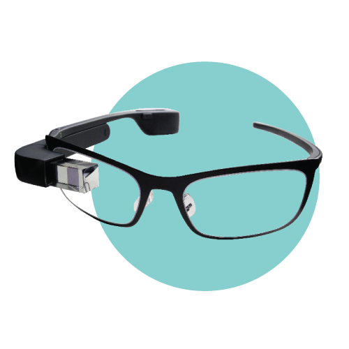 Google Glass is an optical, head-mounted display that allows users to bring their computer everywhere they go. A beta version was released in May of last year for $1,500, though there is still no word on when a consumer version will be available.
(photo: Wikimedia)