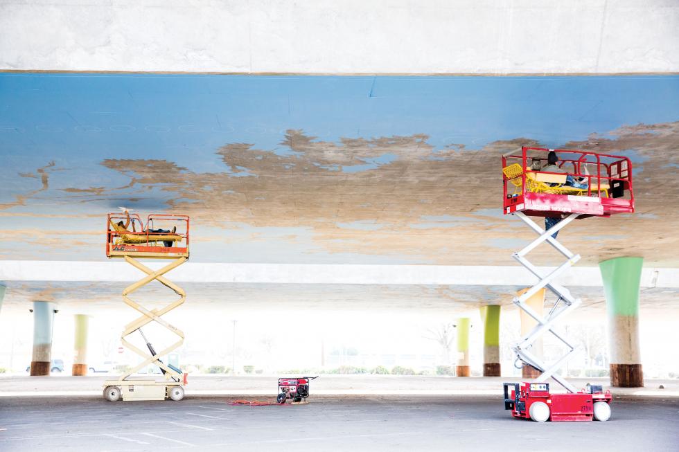 Bright Underbelly, the 70,000-square-foot mural being painted beneath the overpass at W and X streets, will reflect the region’s farm-to-fork pride.