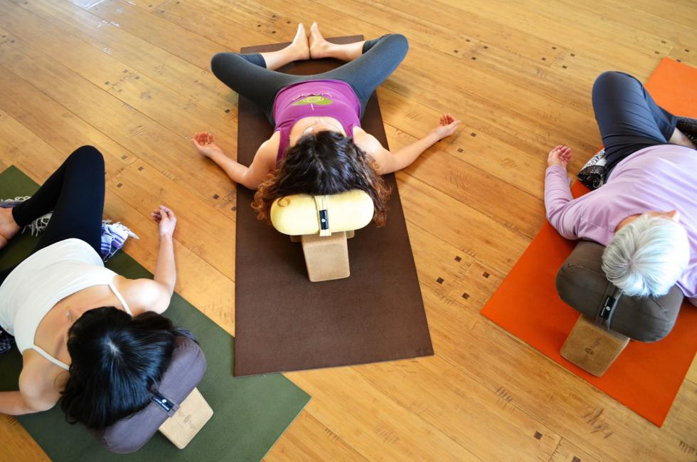 Practicing yoga can promote wellness. (Photo courtesy of Meredith Carty/It's All Yoga)