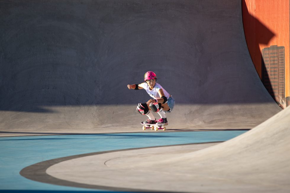 Australian Olympic gold medalist Arisa Trew, 16, with XC Tokyo took the Gold in the Women’s Skateboard Park finals on Friday, June 26.