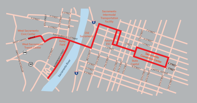 Proposed streetcar route

(image courtesy of SACOG)