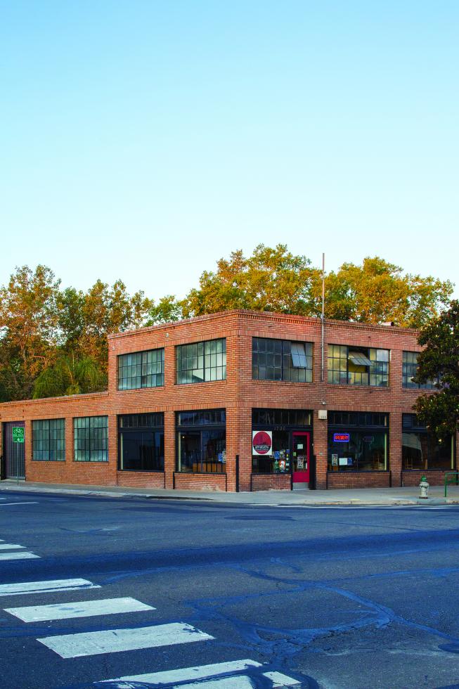 New Helvetia occupies the historic 1926 Boyle Bros. factory at 1730 Broadway.