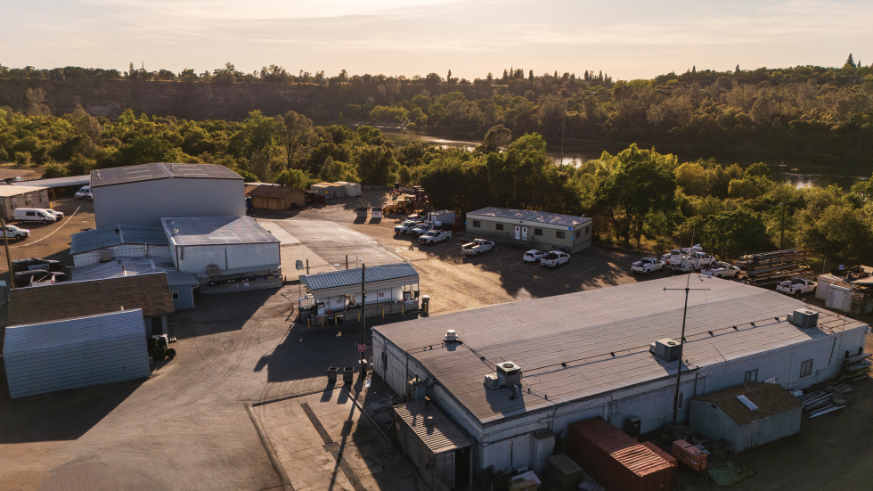 The City of Folsom's corporation yard houses its trucks and equipment. The yard sits atop the site of the original Black Miners Bar encampment beside Lake Natoma. (Photo by Kial James)