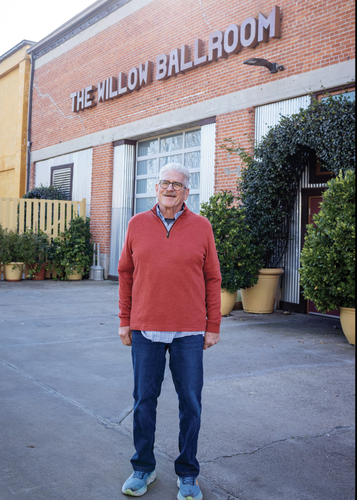 Dan Whaley, owner of the Willow Ballroom and Events Center in the Delta town of Hood, is the chairman of Delta Legacy Communities, which protects cultural resources and opposes the project. (Photo by Wes Davis)