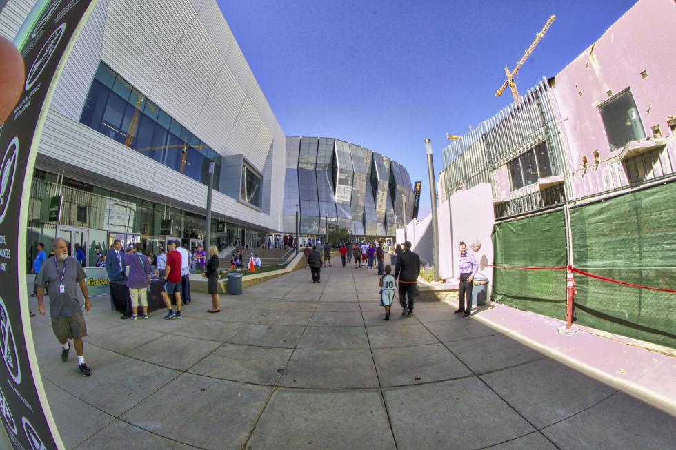 Fans get a first look at Golden 1 Center during Fanfest Oct. 1, 2016.