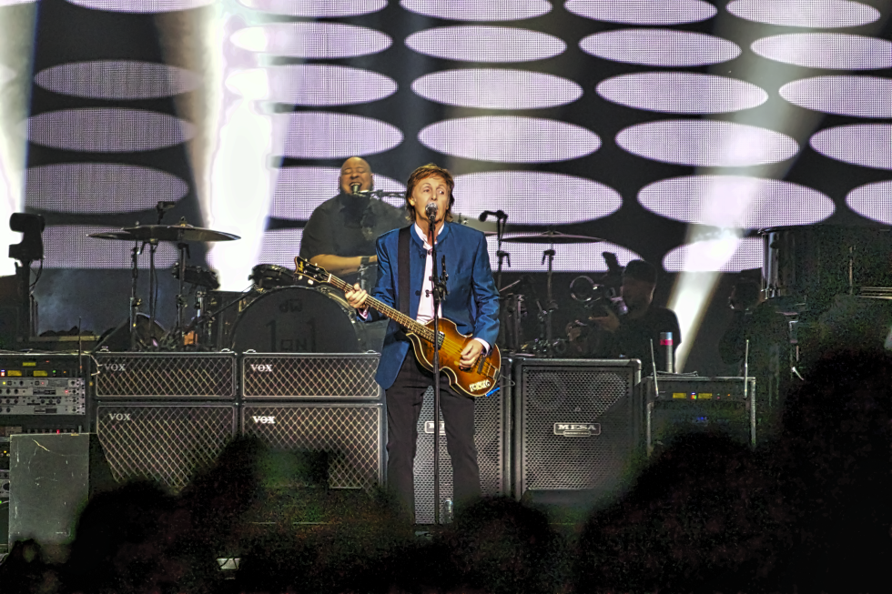 Paul McCartney plays before the first of two sold-out shows at Golden 1 Center on Oct. 4, 2016.
