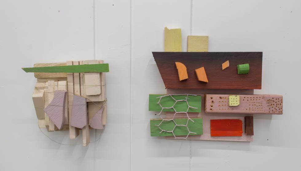 Plank Walk" and "All a Board," 2024.