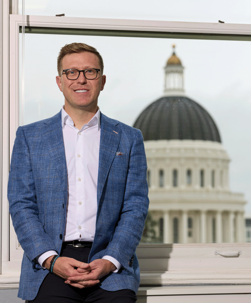 Rob Grossglauser started out wanting to be a doctor but shifted toward law school. An interim job introduced him to lobbying. He's now the founder of Pinnacle Advocacy lobbying firm in Sacramento.