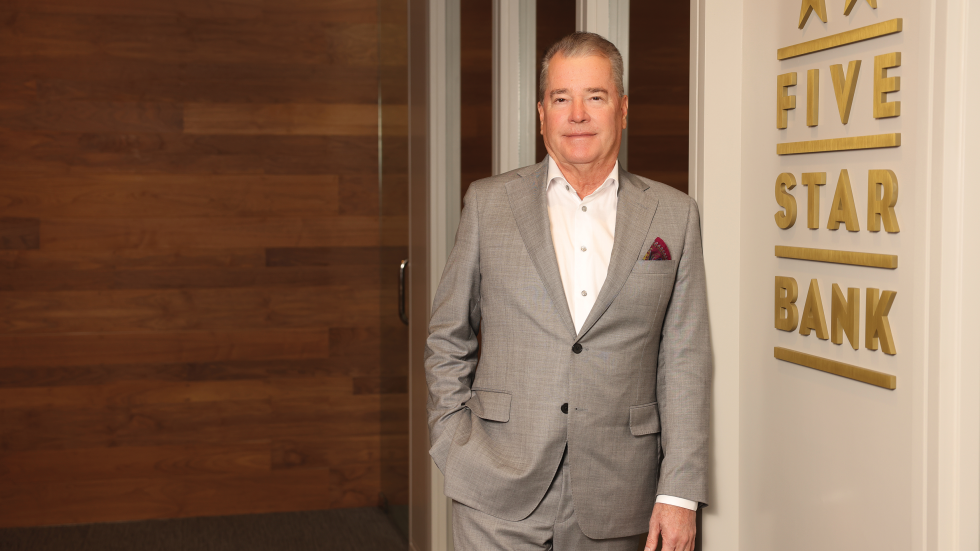 Five Star Bank, run by President and CEO James Beckwith, is a top lending agency for smaller businesses in the Capital Region. (Photo by Katy Karns)