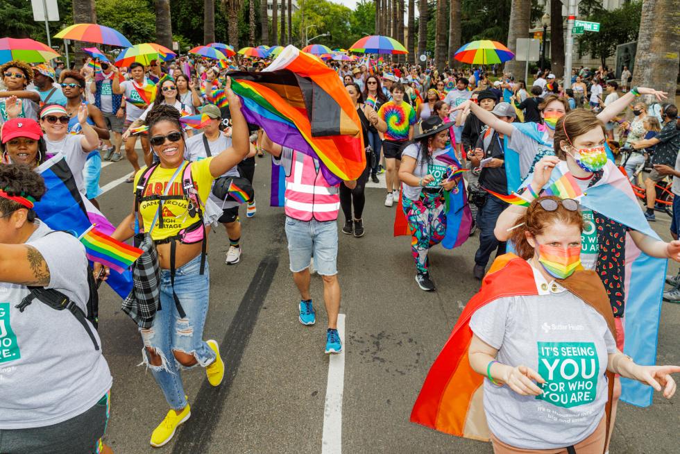 Sacramento Shows Its True Colors at the Sac Pride March Comstock's