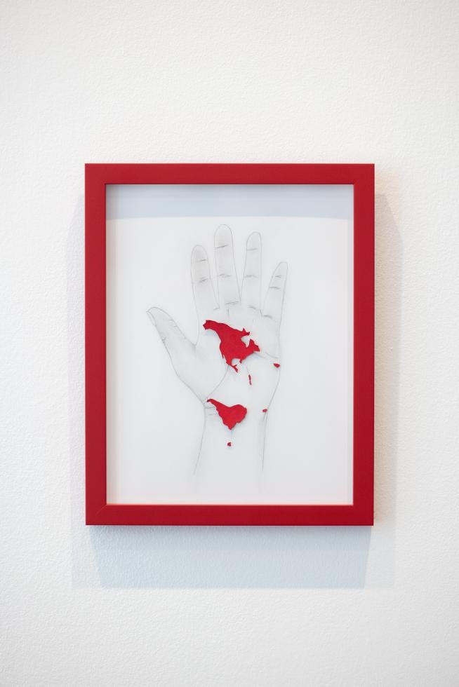 Installation view, Julio César Morales’ My America is Not Your America, 2025. Courtesy of the artist and Gallery Wendi Norris, San Francisco. Photo courtesy of the Manetti Shrem Museum © Hung Q. Pham.