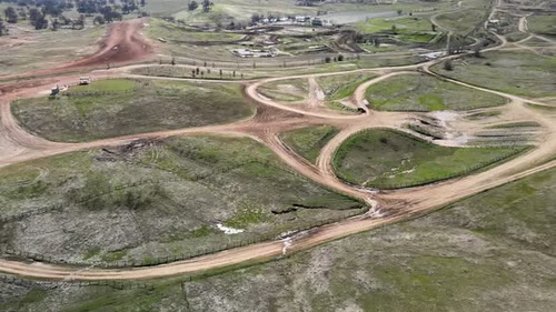 Some of the tracks at the Prairie City State Vehicular Recreation Area, which sit next to the site for the Coyote Creek project. The area is one of nine SVRAs in the state, Rose Winn says. (Image courtesy of the California Four Wheel Drive Association)