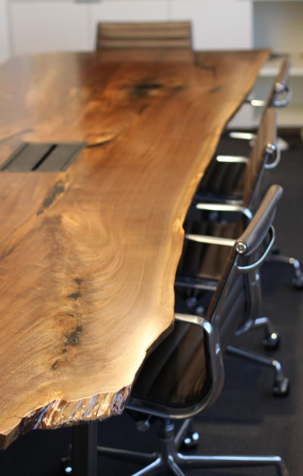 Tiller's conference table in the Sacramento King's office.(Photo courtesy of Steve Tiller)